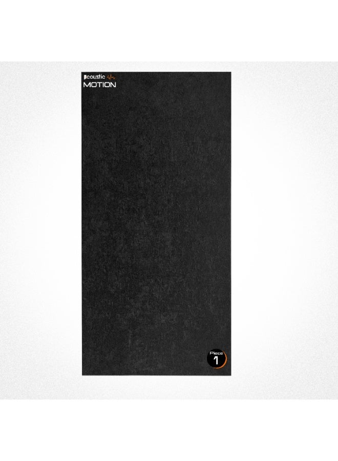 Acoustic Motion Acoustic Panels 5 cm Thick 120x60 cm Fiberglass (rockwool) ultra quality Sound Proof-Bass Trap Panels,Sound Absorbing Panels High Density for Studios,Home Theater Ceiling,Wall-Black - Image 1