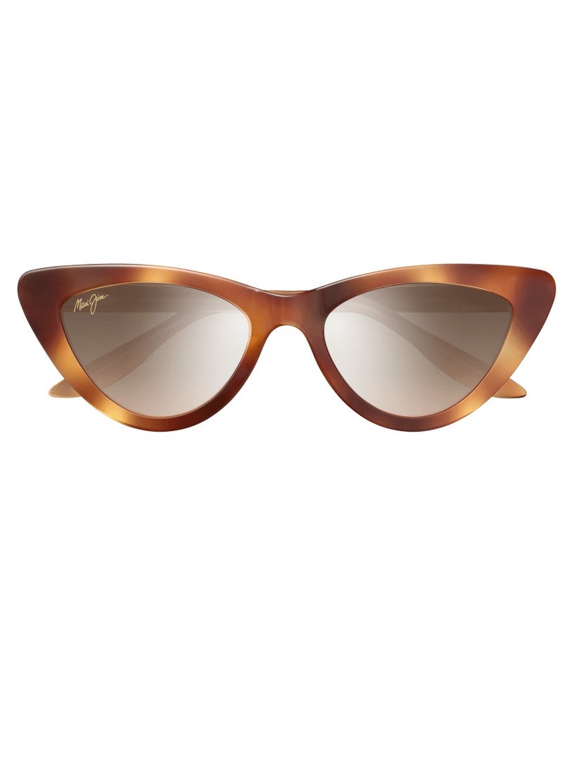 MAUI JIM Maui Jim Lychee 891-10 Women's Polarized Cat-Eye Sunglasses – 52 mm Lens Size  - Image 3