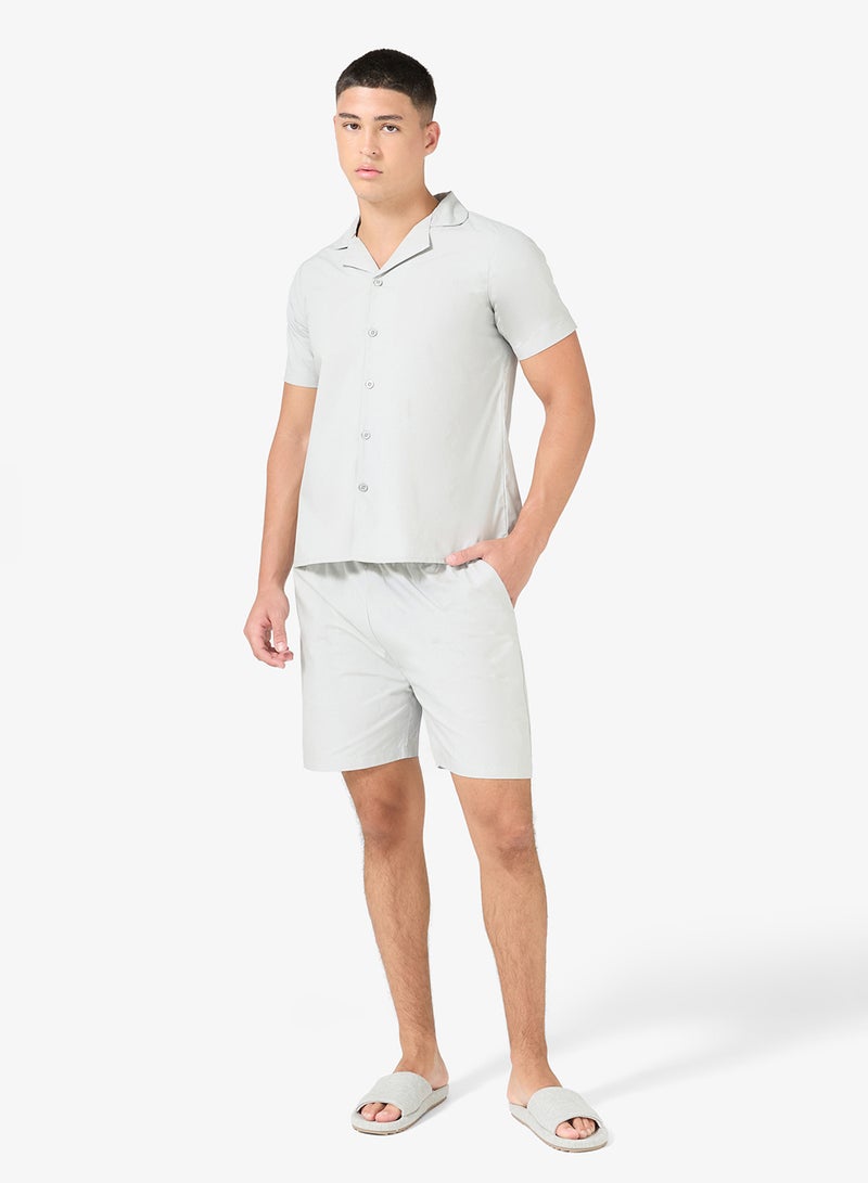 Seventy Five Nightwear Shirt & Shorts Set - Image 5