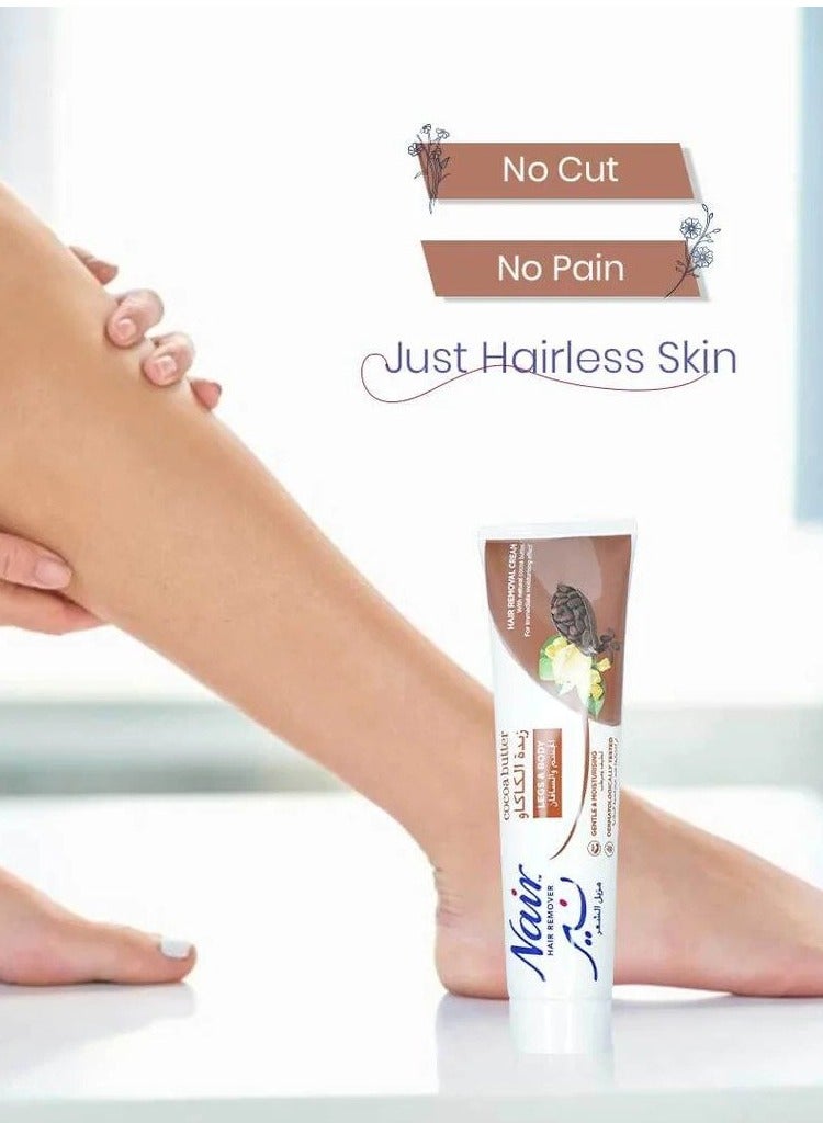 Nair Hair Remover Cream Tube Cocoa Butter 110gm - Image 4