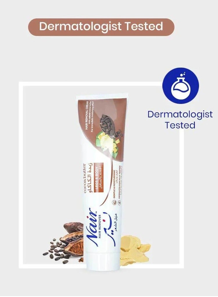 Nair Hair Remover Cream Tube Cocoa Butter 110gm - Image 3