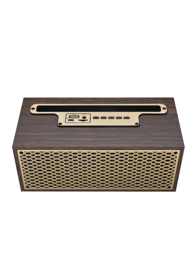Neutral Bluetooth Speaker Wooden Retro High-end Home Mini Wireless High Volume Subwoofer Portable Desktop Small Audio - Image 1