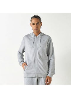 Kappa Kappa Solid Hooded Sweatshirt with Pockets  - Image 1