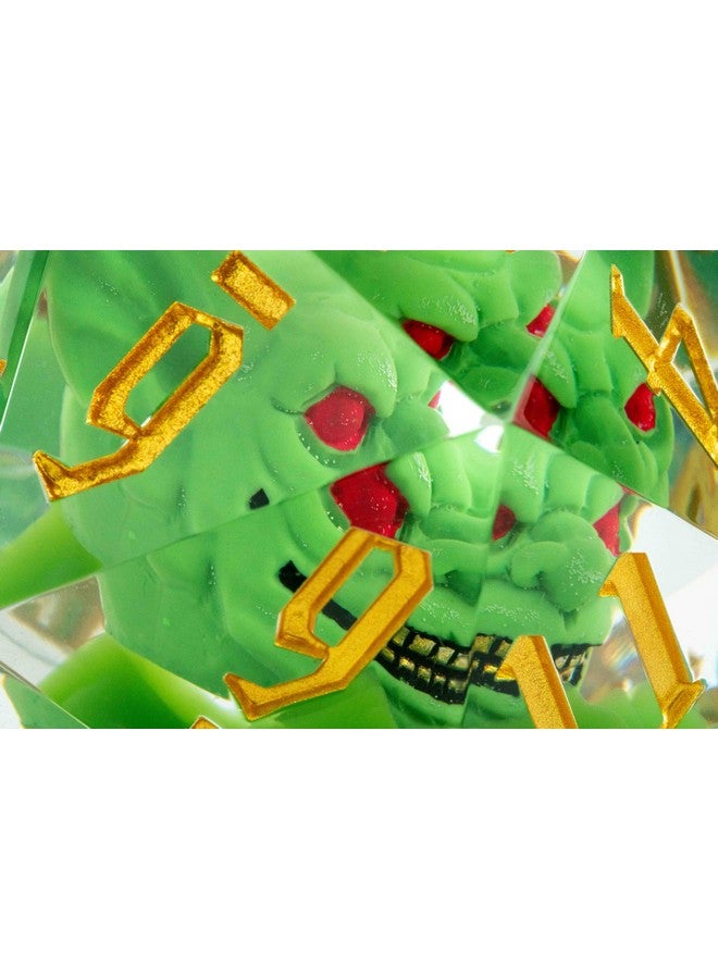 Metallic Dice Games FanRoll 55mm Pathfinder Goblin Mammoth d20 - Image 3