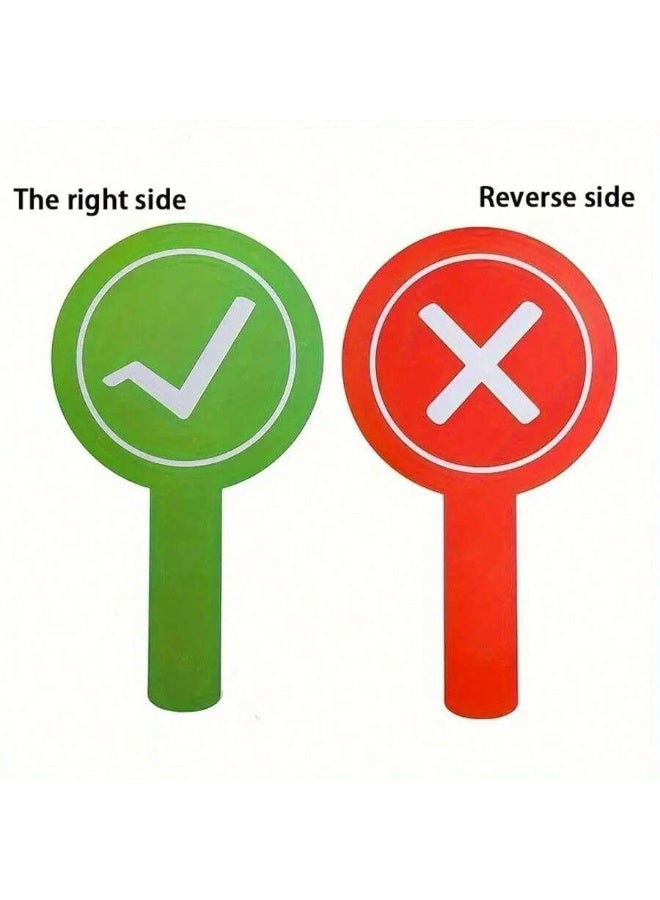 2pcs Classroom Voting Paddles Yes or No Answer Paddle for Teacher Event Games and Kids Activities, True False Sign Boards - Image 4