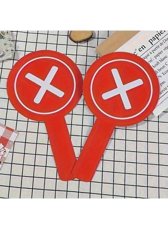 2pcs Classroom Voting Paddles Yes or No Answer Paddle for Teacher Event Games and Kids Activities, True False Sign Boards - Image 3