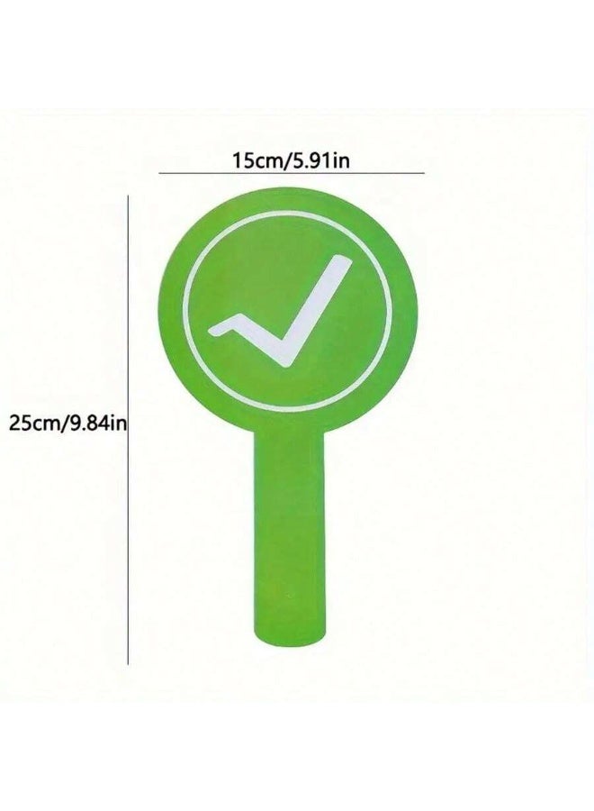 2pcs Classroom Voting Paddles Yes or No Answer Paddle for Teacher Event Games and Kids Activities, True False Sign Boards - Image 2