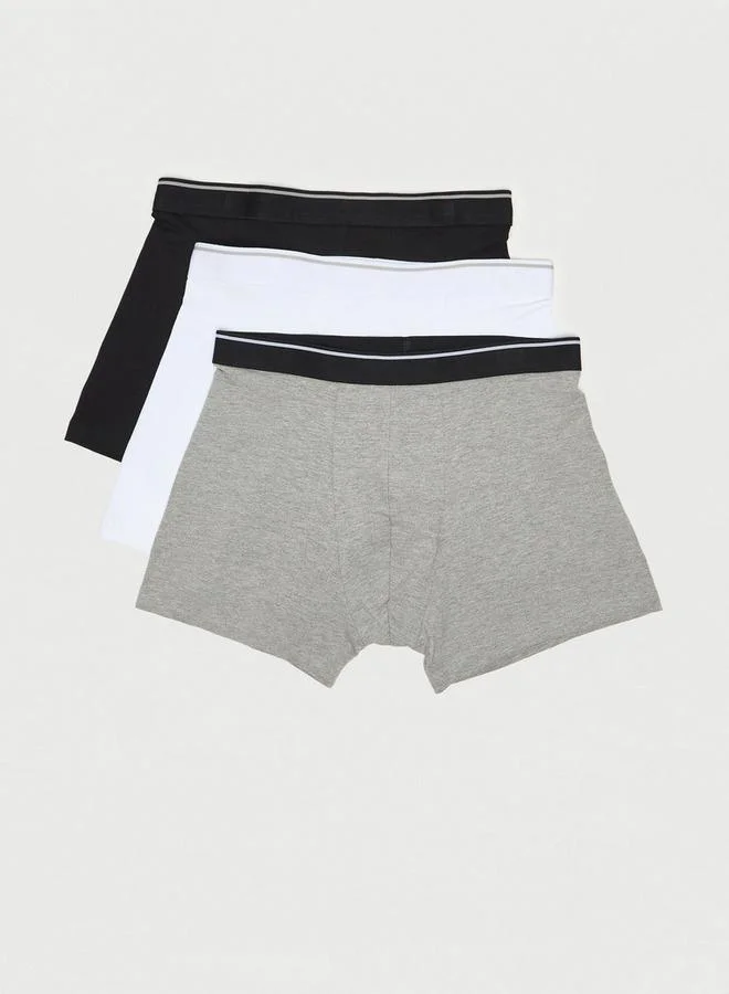 فاف Set of 3 - Trunks with Elasticised Waistband