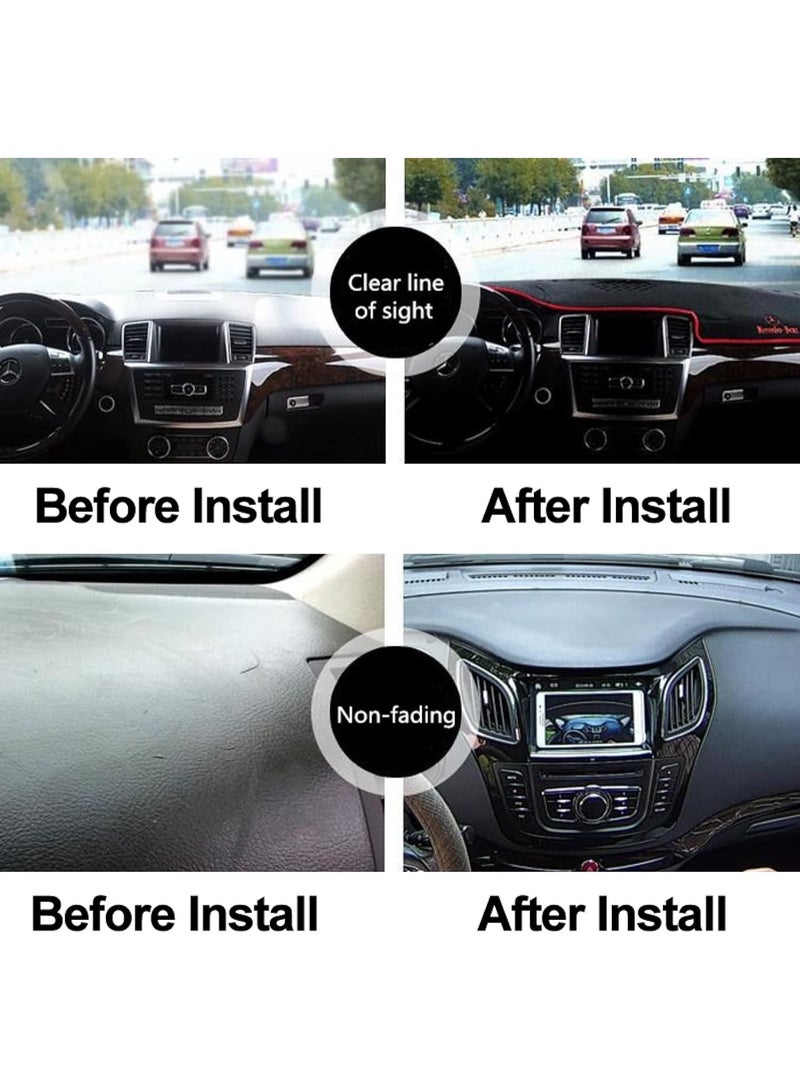 KGL BROSISS Car Dashboard Cover Mat Compatible with Kia Optima 2011, 2012, 2013, 2014, 2015 Anti Slip Dashboard Protector Pad mat UV Heat Resistant, Sun Protection, Non-Reflective Aftermarket Interior Accessory - Image 2