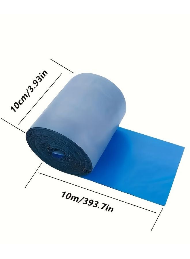 شريط لاصق ذاتي مضاد للماء فضي 10 سم × 10 م مع فيلم واقي قابل للإزالة لتغطية الأسطح الخارجية والحاويات - Image 3