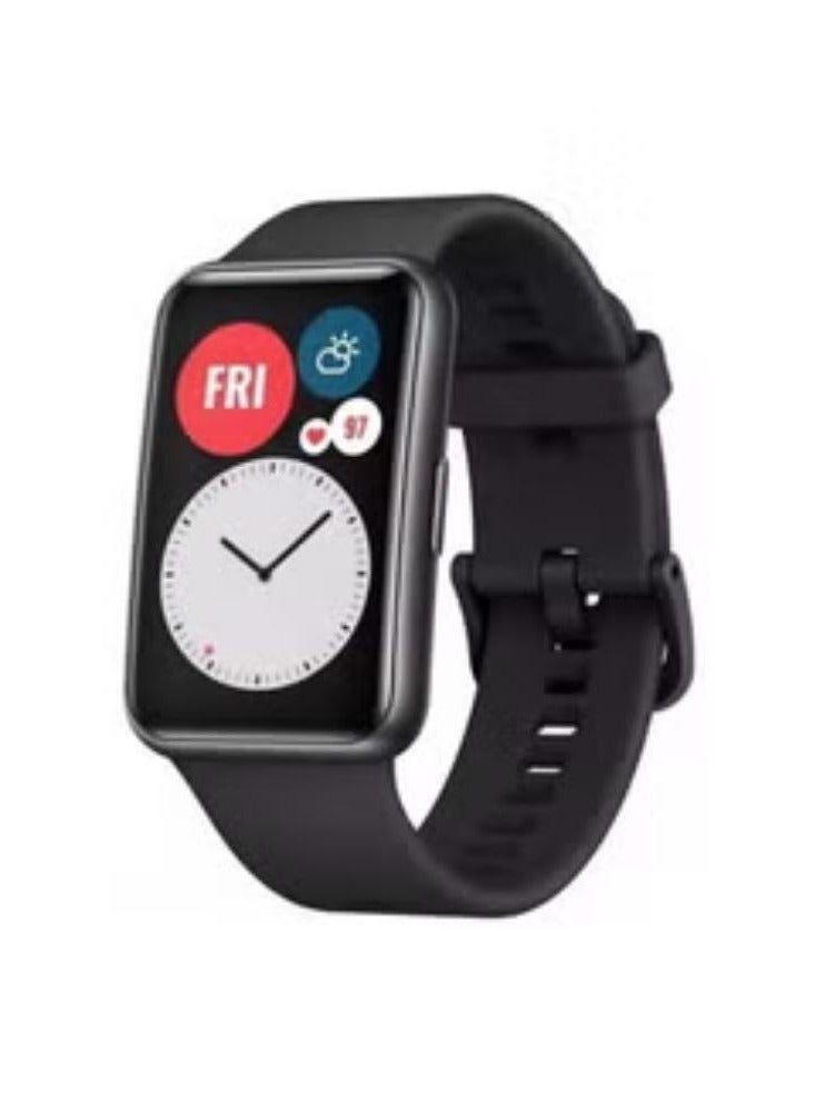 سوار بديل لساعة هواوي فيت باللون الأسود - Image 1