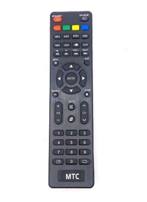 MTC DANSAT 2018 Asianet HD set top box, Suitable for your TV Remote Controller (Black)