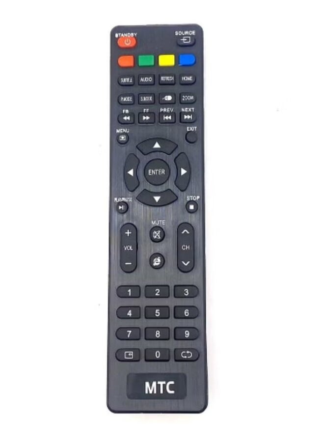 MTC MTC DANSAT 2018 Asianet HD set top box, Suitable for your TV Remote Controller (Black)  - Image 1