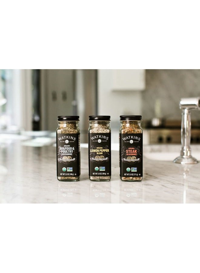 Watkins Gourmet Organic Spice Jar, Seafood & Poultry Seasoning, 3oz - Image 3