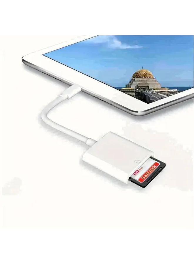 Lightning To SD TF Card Reader OTG Adapter Compatible With Mobile Phone Laptop - Image 5