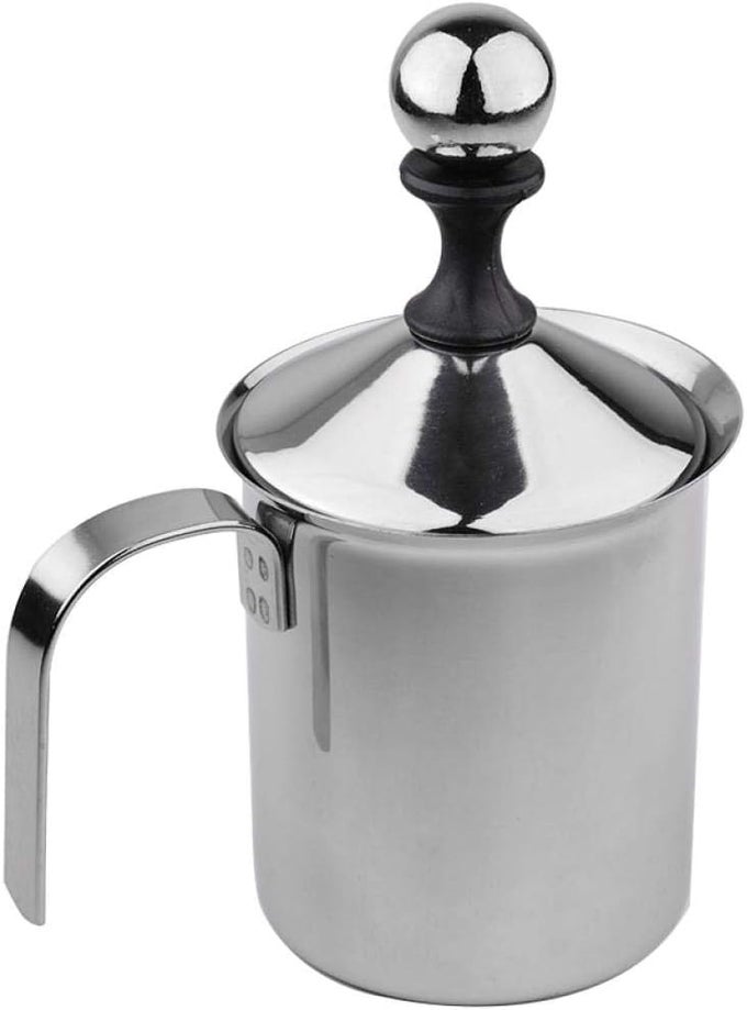 MILK FORTHER COFFEE MILK FROTHER FOR HOT AND COLD COFFEE COFFEE FOAM MAKER DOUBLE FROTH PUMP 400ML