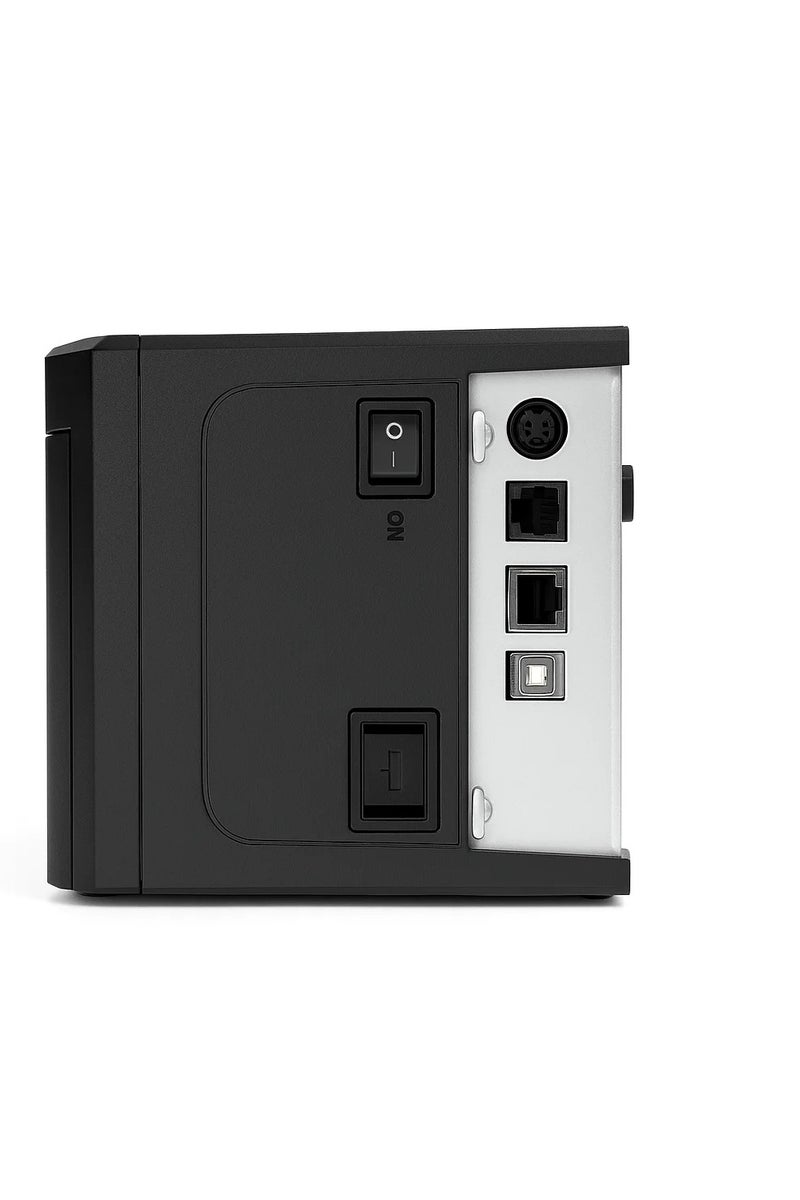 بوسبورت طابعة فواتير حرارية POSBOLT 80 مم، عالية السرعة 260 مم/ثانية، USB وLAN، قاطع تلقائي، متوافقة مع أنظمة Windows وAndroid وPOS، لون أسود - Image 3