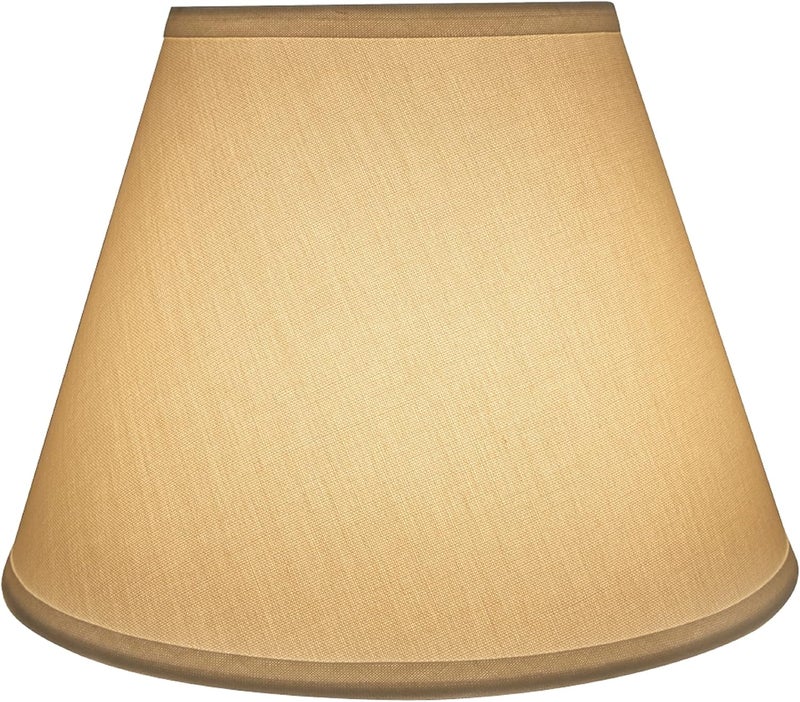 Aspen Creative 32682 Transitional Empire Shape Spider Construction Lamp Shade, White, 7" Top x 13" Bottom x 9-1/2" Slant Height - Image 2