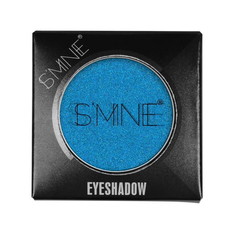 IS'MINE Single Blue Shimmer Eyeshadow Powder Palette High Pigment, Longwear, Intense Color Best Blue Eyeshadow - Image 2