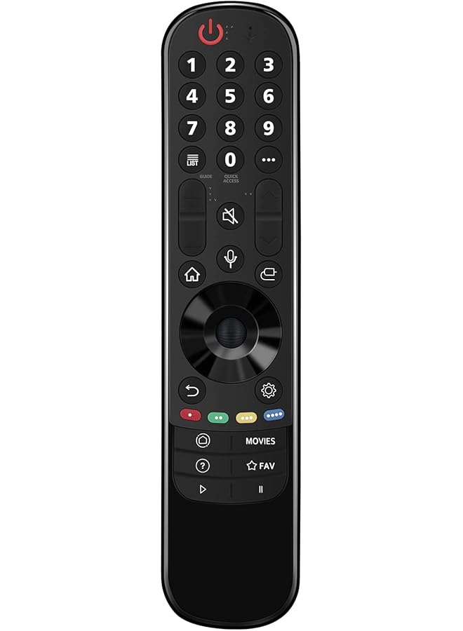 erorex New Voice Mr21Ga Replaced Remote Control With Short Key Movies Fav Fit For Lg Tv 65Qned90Upa 65Qned99Upa 75Qned83Upa 75Qned90Upa 75Qned95Upa 86Qned83Upa 86Qned90Upa 86Qned99Upa 75Qned99Upa  - Image 2