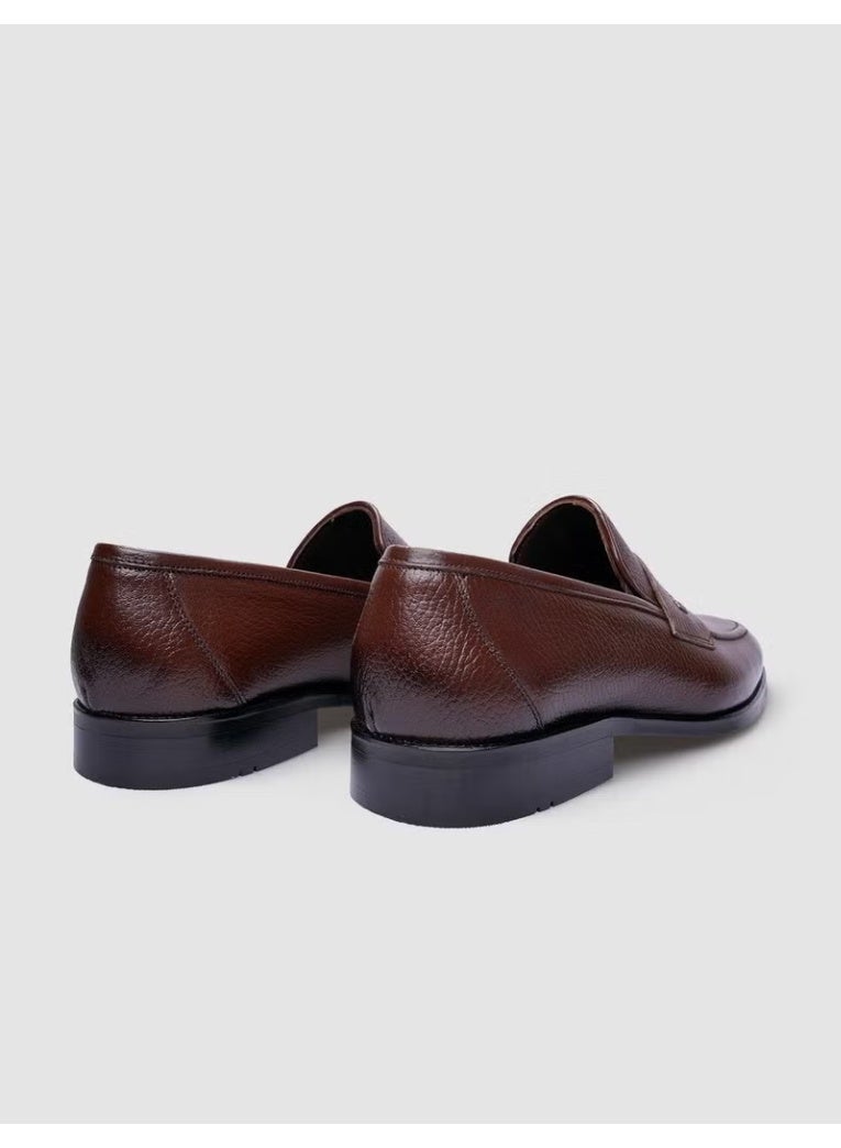 Cabani Genuine Leather Brown Men's Classic Shoes - Image 2
