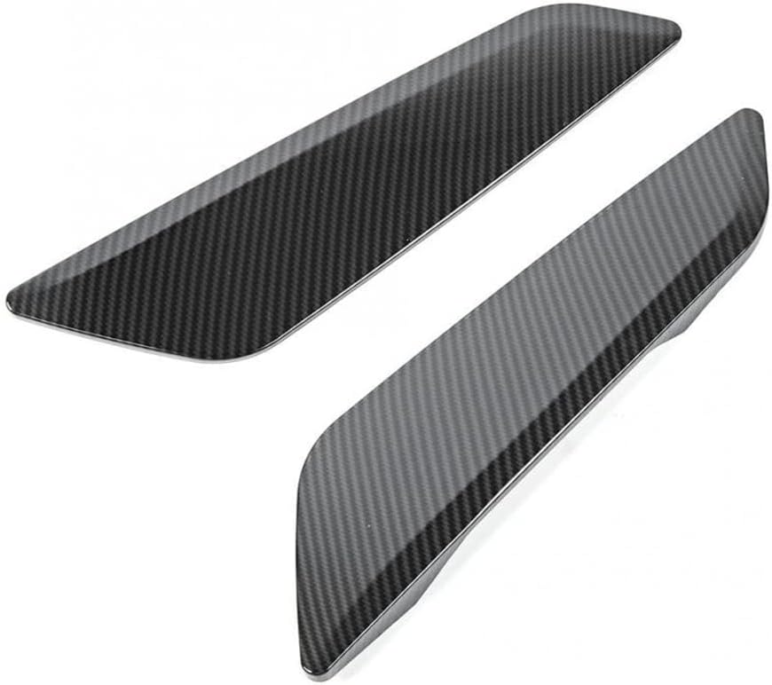 Carbon Fiber Vent Stickers, 2 Pcs Carbon Fiber Side Air Intake Car Sticker Car Shark Gill Vent Sticker Modified Accessories Compatible with 5 Series 525Li 530Li