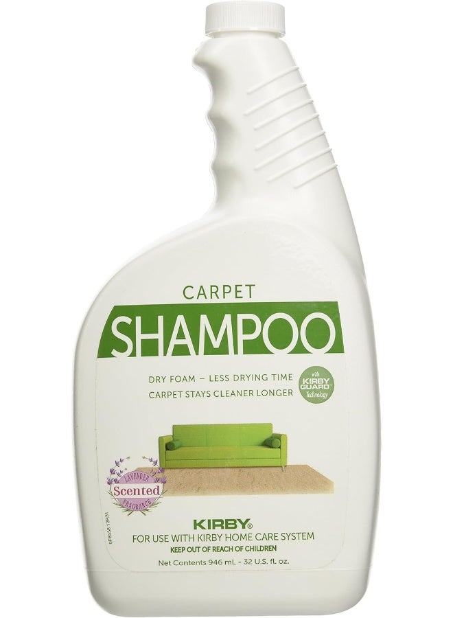 Kirby Vacuum Cleaner Quart Lavender Scented Carpet Rug Shampoo 32oz