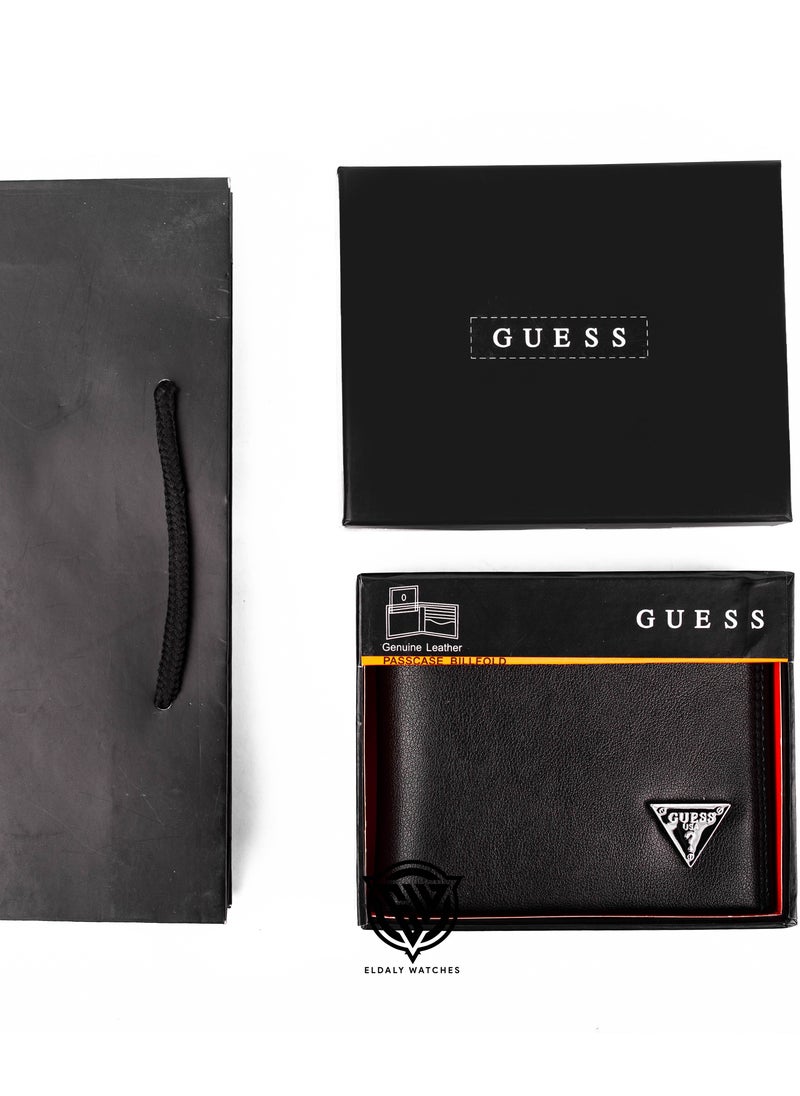 GUESS Guess Wallet For Men Leather,Black  - Image 1