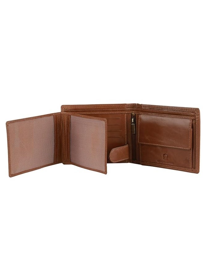 وايلدهورن محفظة جلدية للرجال من وايلد هورن مزودة بتقنية الحماية من تقنية RFID، لون بني فاتح - Image 4
