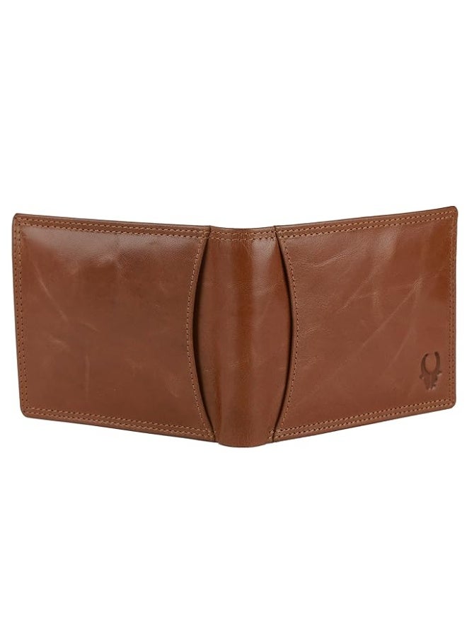 وايلدهورن محفظة جلدية للرجال من وايلد هورن مزودة بتقنية الحماية من تقنية RFID، لون بني فاتح - Image 3