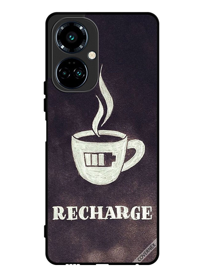 Covernex Protective Case Cover For Tecno Camon 19 Pro Coffee Recharge - Image 1