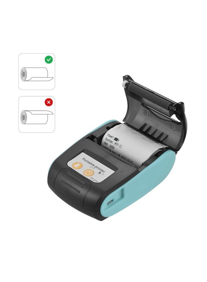 GOOJPRT Thermal Receipt Printer,  58mm Portable Thermal Printer Handheld Ticket Bill Printer for Retail Stores Restaurants Factories Logistics Small Business,2 Paper Roll - Image 5