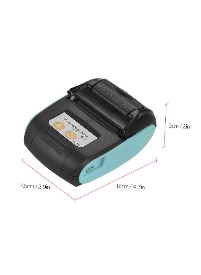 GOOJPRT Thermal Receipt Printer,  58mm Portable Thermal Printer Handheld Ticket Bill Printer for Retail Stores Restaurants Factories Logistics Small Business,2 Paper Roll - Image 2