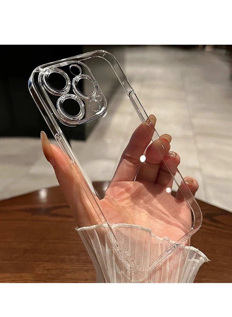 HEXABEX Ultra Thin PC Hard Crystal Clear Case for iPhone 15 Pro Max 6.7"  - Image 3