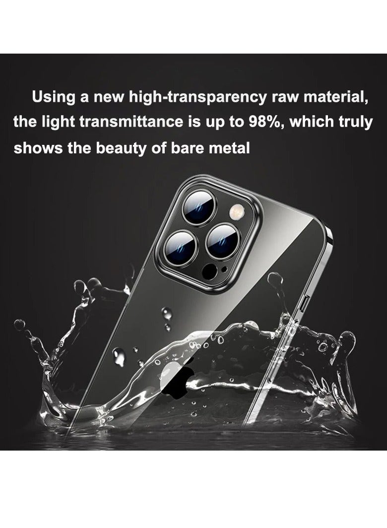 HEXABEX Ultra Thin PC Hard Crystal Clear Case for iPhone 15 Pro Max 6.7"  - Image 4