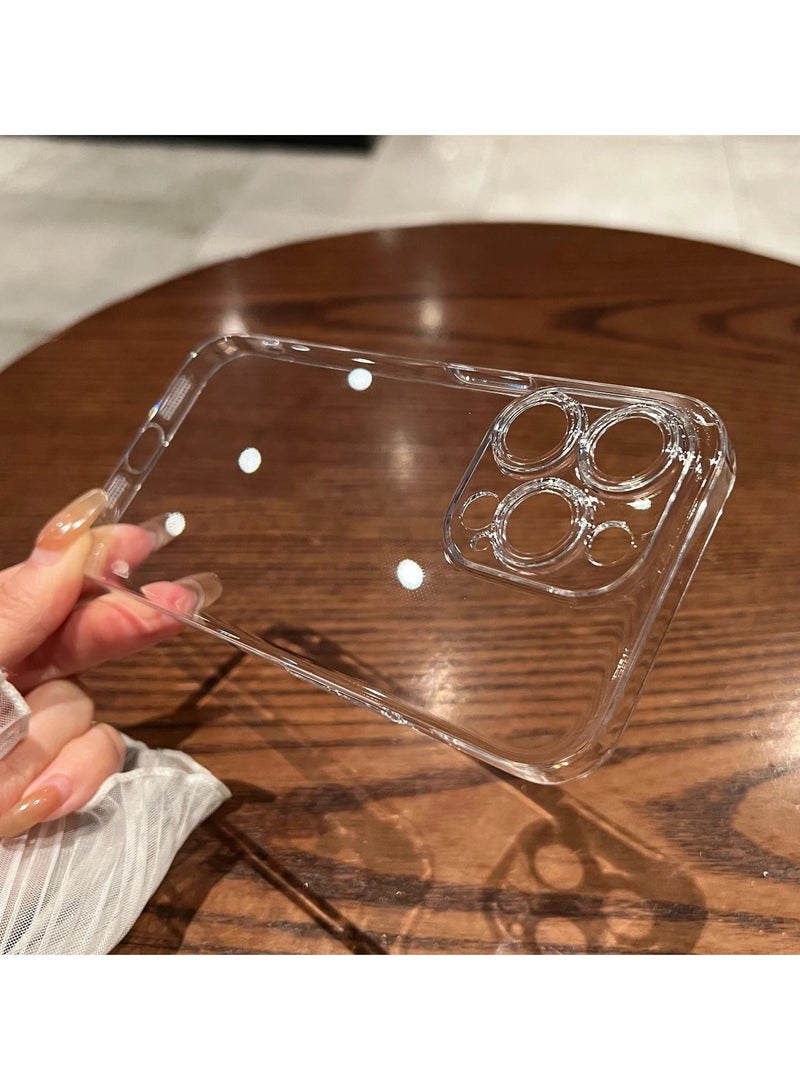 HEXABEX Ultra Thin PC Hard Crystal Clear Case for iPhone 15 Pro Max 6.7"  - Image 2