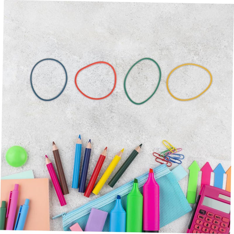 Multi Color Elastic Rubber Bands For Organizing Folders Mail And Paperwork - Image 3