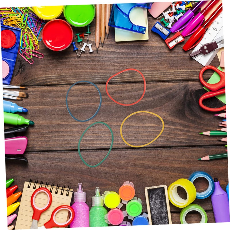 Multi Color Elastic Rubber Bands For Organizing Folders Mail And Paperwork - Image 4