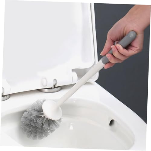 Clyton Pack Of 2 Toilet Cleaning Brush And Holder Set Free Stand Long Handle Bathroom Sleek Toilet Bowl Cleaner Brush With Stand, Pot Commode Bathroom Cleaning Scrubber Brushes Plastic Bristles - Image 4
