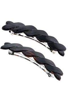 CAMILA Camila Paris CP2427-CP2876 French Hair Barrette Clip for Girls Braided, Combo, Automatic Clasp, Strong Hold Grip Hair Clips for Women, No Slip Durable Styling Girls Hair Accessories, Made in France 