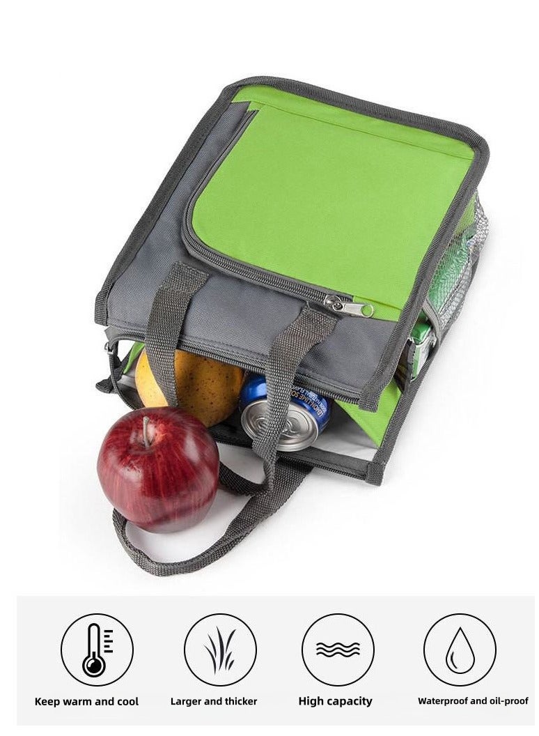 Generic Oxford Cloth Insulation Bag Large Capacity Thick Outdoor Simple Picnic Bag - Image 3
