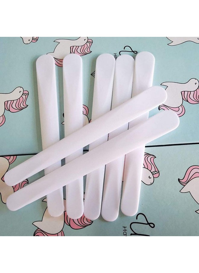 Teensery 40 Pcs 4.2" Plastic Cosmetic Mask Spoon Stick Facial Mask Stirring Spatula Skin Care Facial Cream Mask Spatula Applicator For Diy Mixing Mask Tool  - Image 2