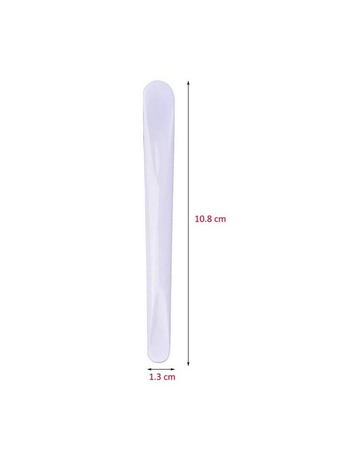 Teensery 40 Pcs 4.2" Plastic Cosmetic Mask Spoon Stick Facial Mask Stirring Spatula Skin Care Facial Cream Mask Spatula Applicator For Diy Mixing Mask Tool  - Image 4