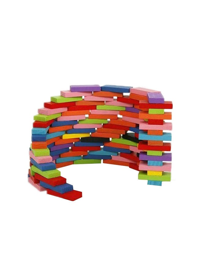 NIBEMINENT 100-Piece Standard Wooden Toy Blocks - Image 1