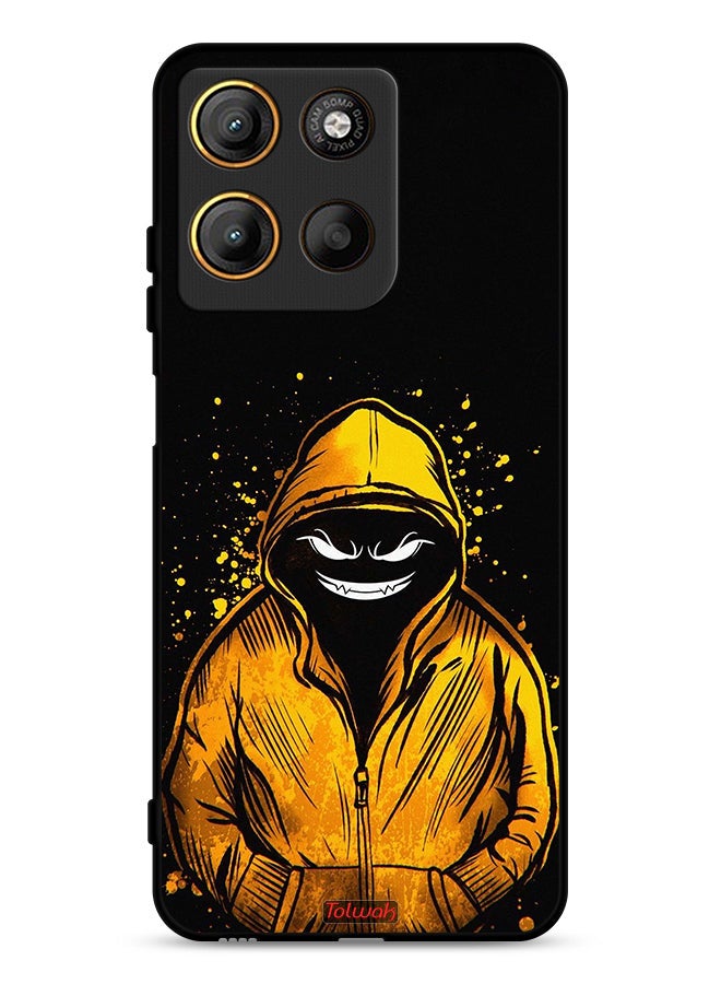 Tolwak Motorola Moto G15 Protective Case Cover Marshmallow Boy Art