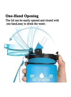 S2C Water Bottles 1L with Times to Drink and Straw, Motivational Water Bottle for kids Leakproof Drinking Sports Water Bottle for Fitness, Gym & Outdoor  - Image 5