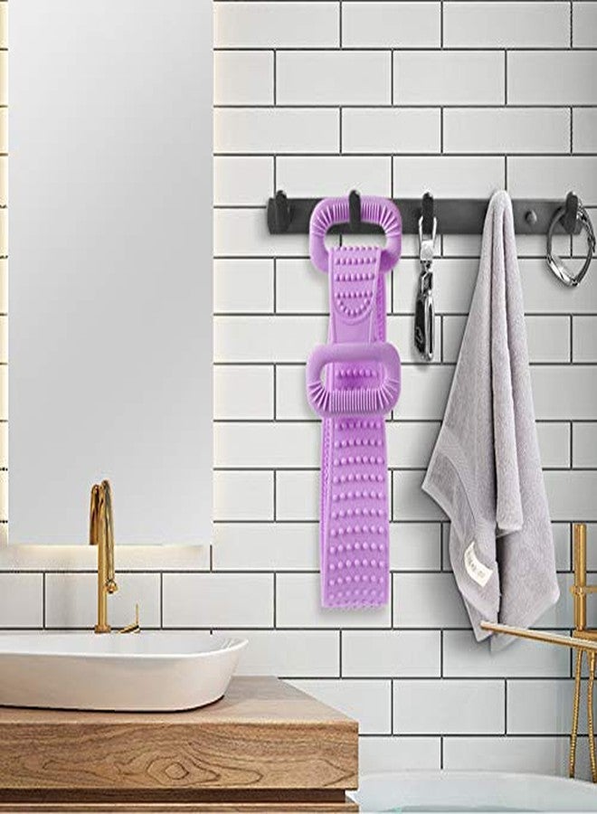 Geocell Silicone Back Scrubber for Shower, New Silicone Bath Body Soft Brush,Easy to Clean Washer More Hygienic Exfoliating (Multicolor) - Image 5
