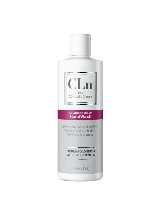 cln HandWash - Hygiene for Hands with Sensitive Skin, Eczema, Itching or Infection - (8 fl oz) Soap - Image 1