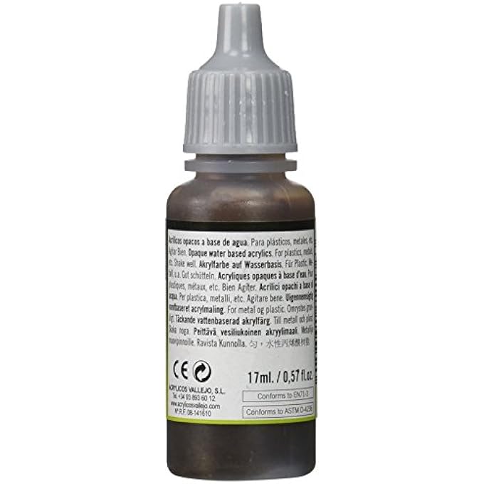 Vallejo 72.136 GAME EFFECTS ACRYLIC PAINT 17 ML, DRY RUST - Image 2