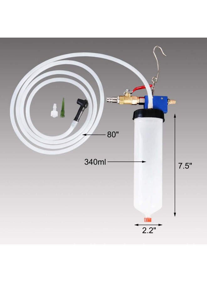 YSTOOL Brake and Clutch Fluid Pneumatic Vacuum Bleeder Bleeding Tool Kit to Change Brake Clutch Oil Power Steering Oil Engine Oil for Auto Car Truck Motorcycle Use - Image 3